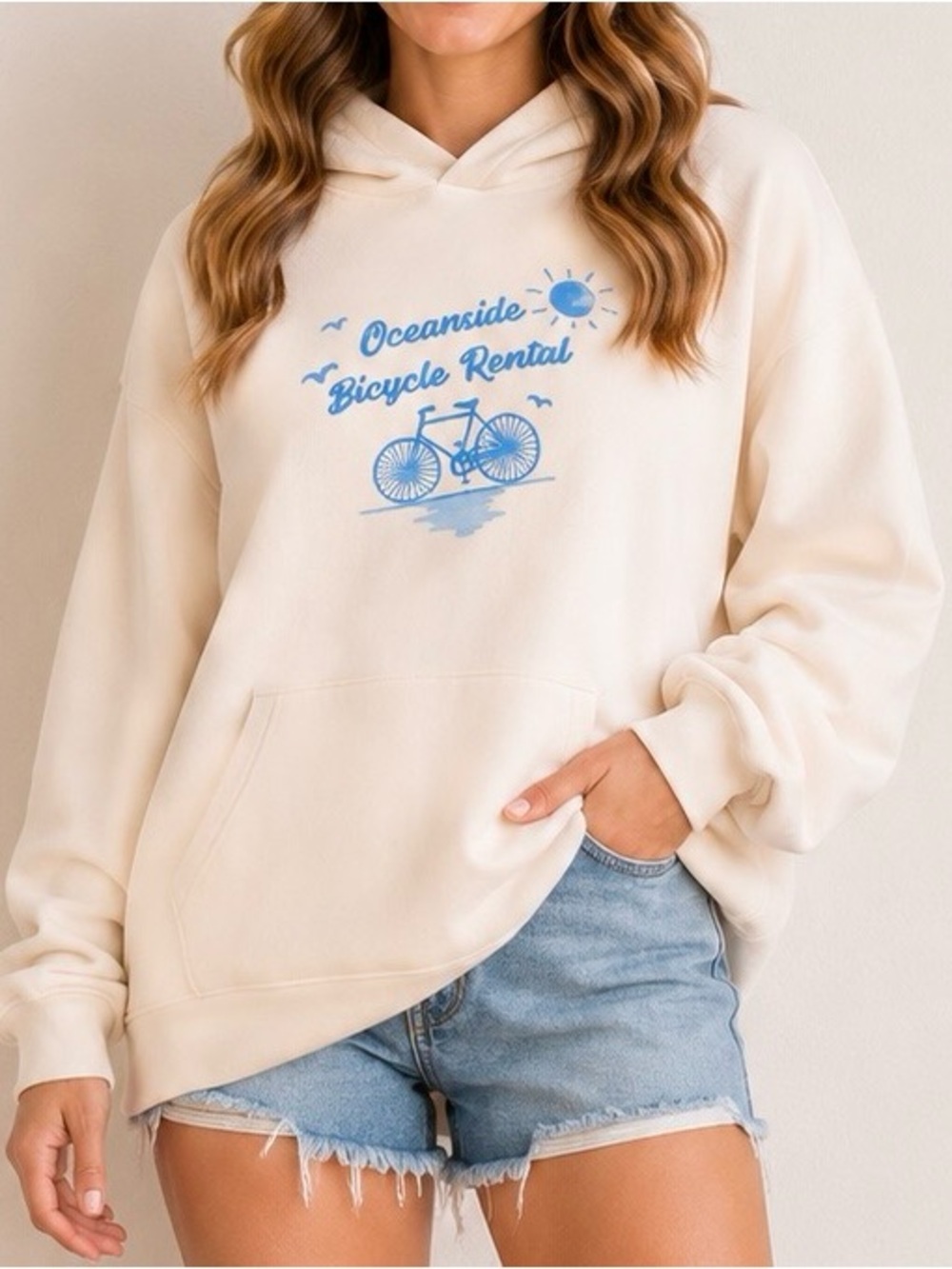 NEW Altar’d State Coastal Oceanside Portland Maine Hoodie Sweatshirt Size Small - Picture 2 of 7